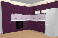 Kuchnia NATALY 290cm*270cm polysk, z blatem -3