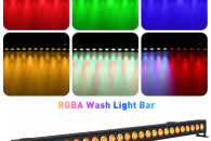 Listwa Belka LED BAR 24x3W RGBA Amber bursztyn