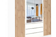 Szafa BALI LUX D4 SALON SYPIALNIA lamele