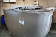 Zbiornik na mleko schładzalnik chłodnia 1250L