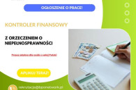 Kontroler Finansowy z orzeczeniem cała Polska