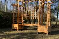 Pergola ogrodowa prosta