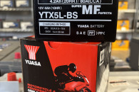Akumulator motocyklowy YTX5L-BS 4,2Ah 80A YUASA
