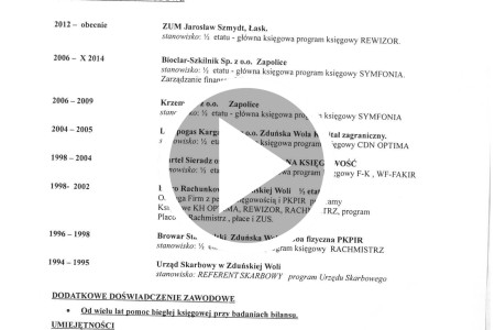 SZukam pracy dla głównej księgowej