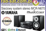 Yamaha PianoCraft MCR-N670 MusicCast Czarna
